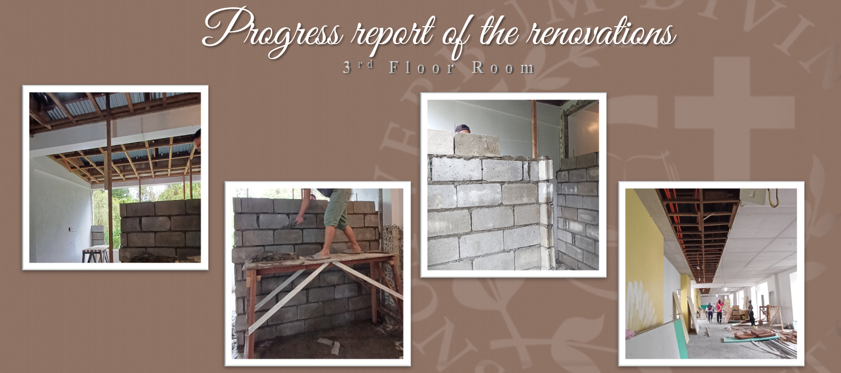 Progress report on the Renovations (3rd Floor Room)